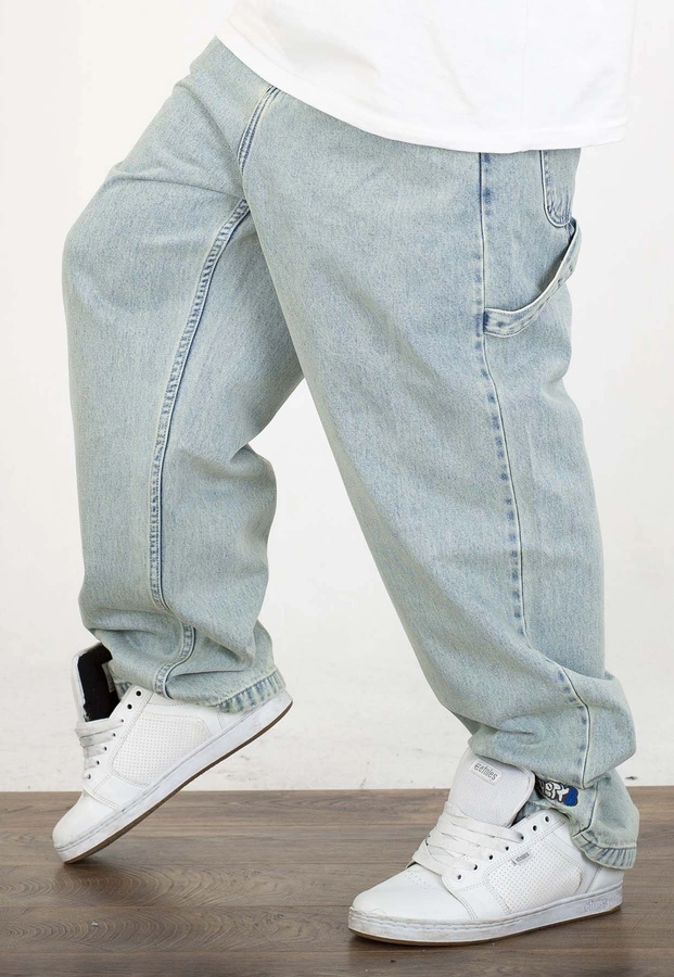 Spodnie Mass Jeans Extra Baggy Fit Wall light blue