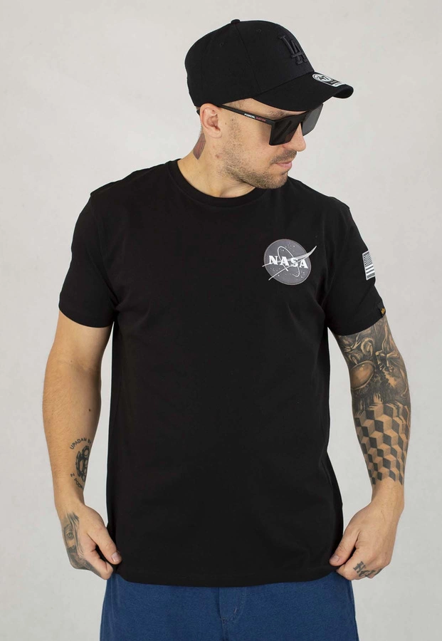 T-shirt Alpha Industries Space Shuttle 176507 czarny