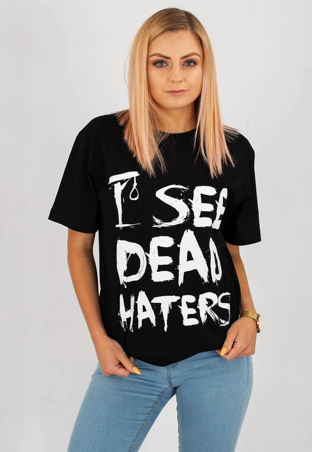 T-shirt Diamante Wear I See Dead Haters czarny