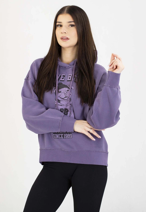 Bluza Pit Bull Z Kapturem Bites dusty grape
