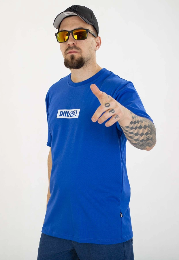 T-shirt Diil Kastet chabrowy