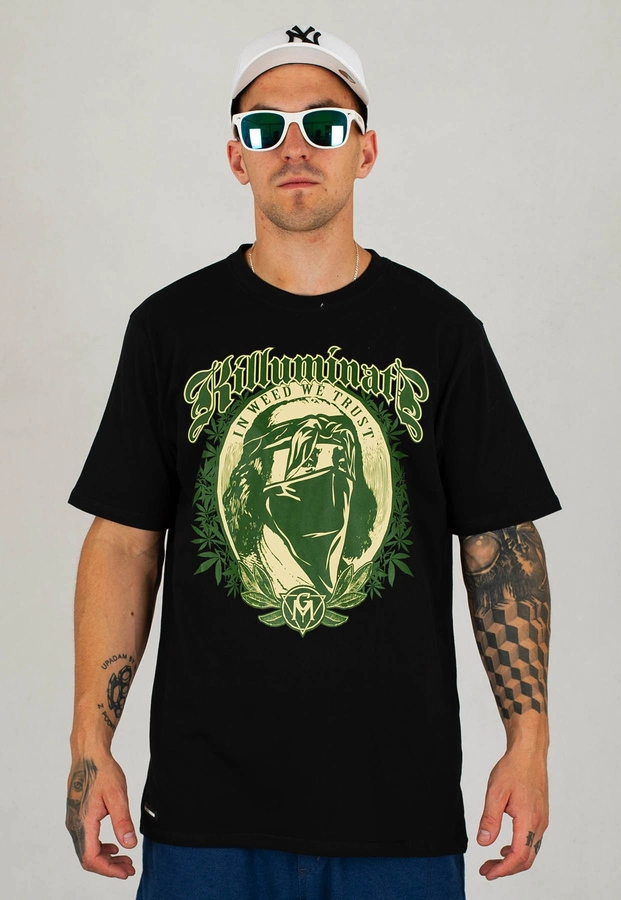 T-shirt Ganja Mafia Franklin czarny