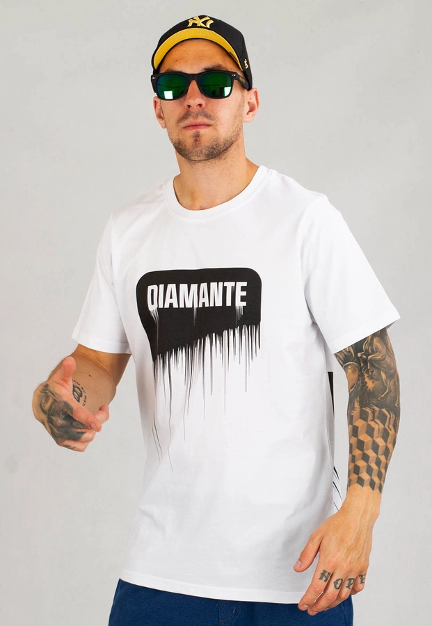 T-shirt Diamante Wear Spray biały