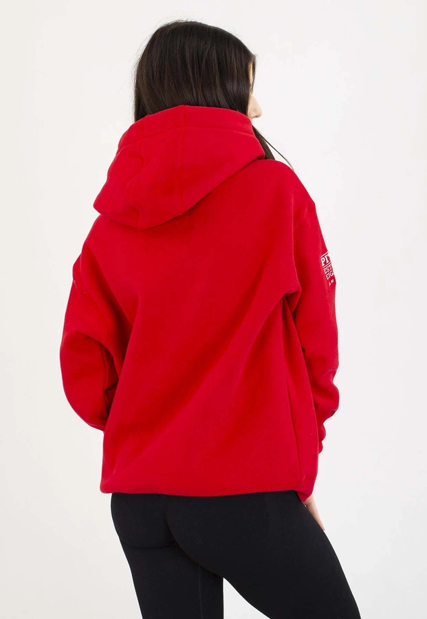 Bluza Pit Bull Z Kapturem Fiora wild red