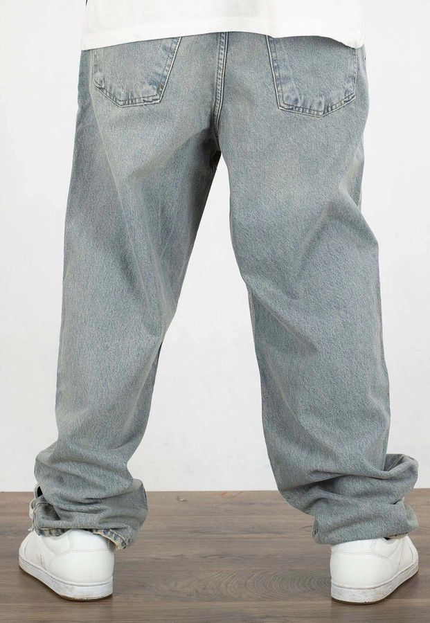 Spodnie I8 Denim BAG63 Baggy light blue milk brown