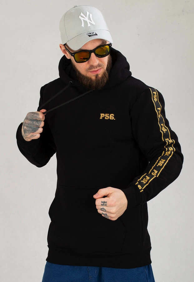 Bluza Dudek P56 Hoodie P56 Gold czarna