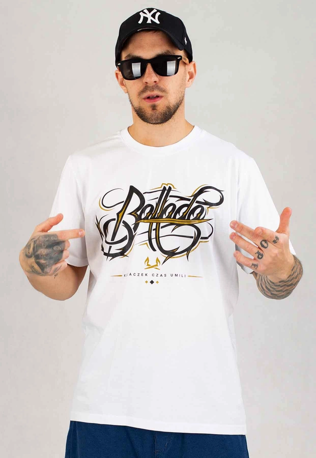 T-shirt Dudek P56 Ballada biały