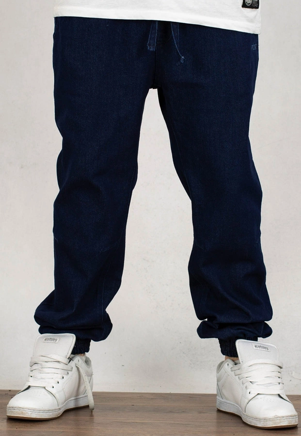 Spodnie Prosto Jogger Jeans Pazy navy