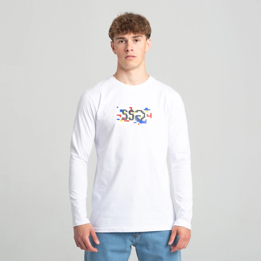 Longsleeve SSG Pixel Lego biały