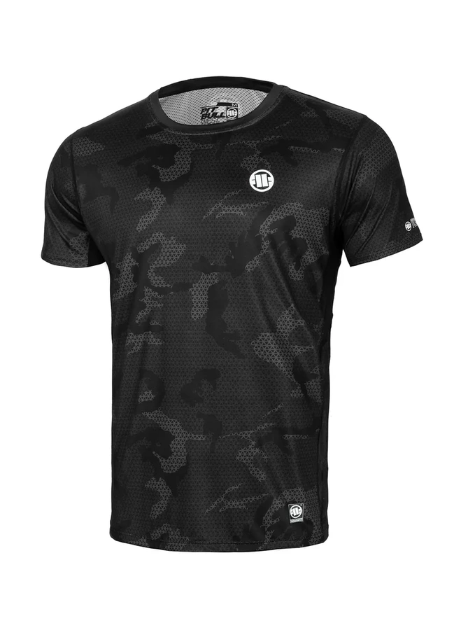 T-shirt Sportowy Pit Bull Mesh Performance Pro plus Net Camo II czarny