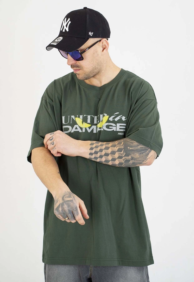 T-shirt Prosto Oversize Demage washed khaki