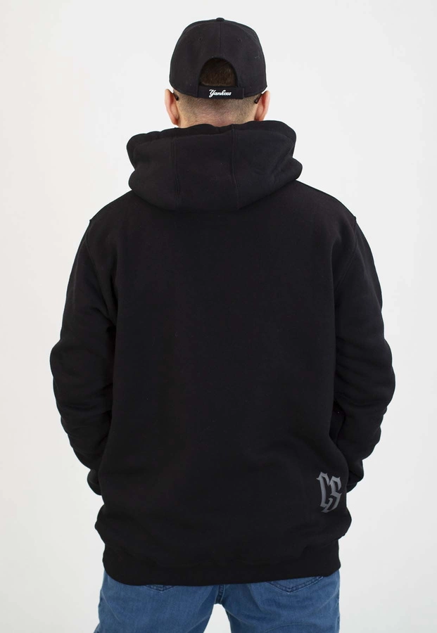 Bluza Ciemna Strefa Z Kapturem Gotyk Graffiti czarna