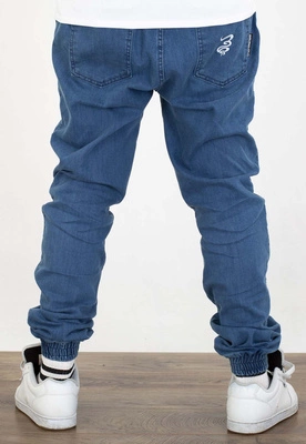 Spodnie Grube Lolo Dymek Back Haft light