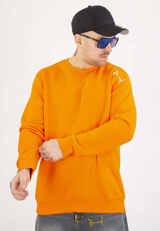 Bluza Stoprocent Bez Kaptura Haftbark Guma pomarańczowa