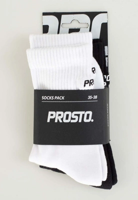 Skiety Prosto Glide 2-pak białe czarne