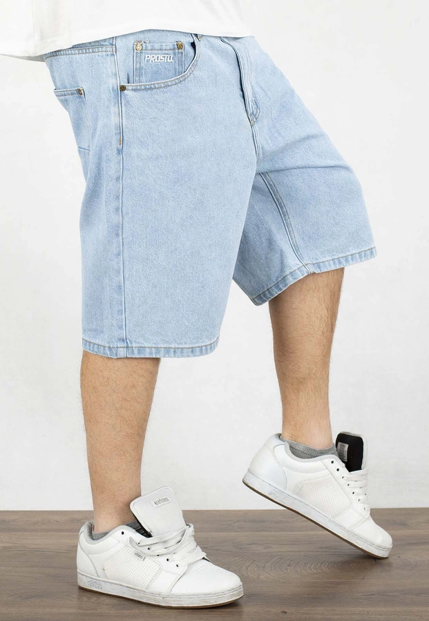 Spodenki Prosto Baggy Shizzo light blue
