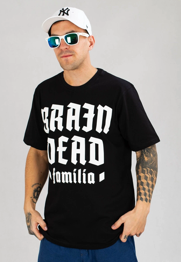 T-shirt Brain Dead Familia Cyber Zombie czarny
