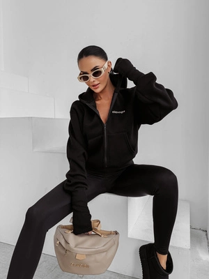 Bluza Olavoga Z Kapturem ZIP Autumn Tale czarna