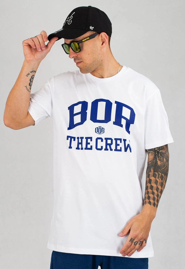 T-shirt B.O.R. Biuro Ochrony Rapu The Crew biały