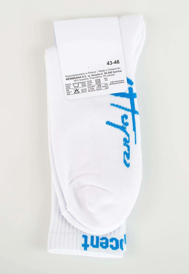 Skiety Stoprocent Stopro biało niebieskie