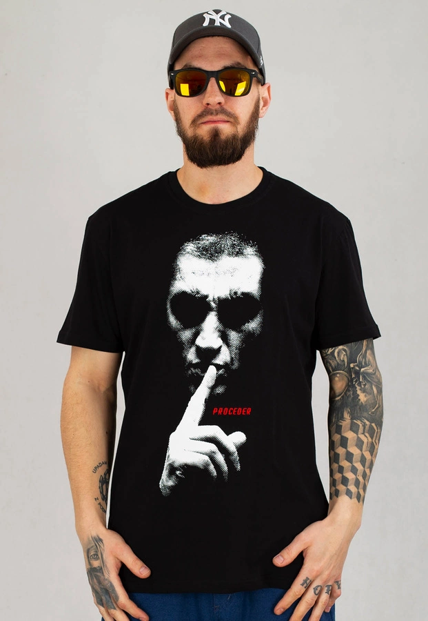 T-shirt Chada Hush czarny