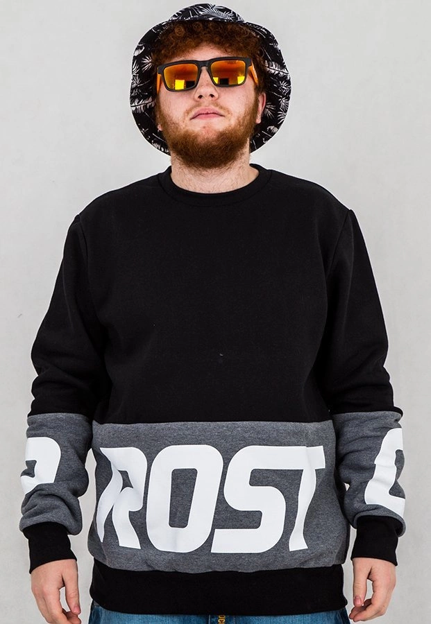 Bluza Prosto Alley czarno szara