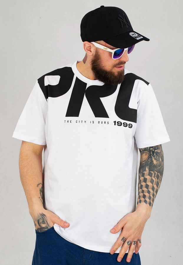 T-shirt Prosto Breakdown biały