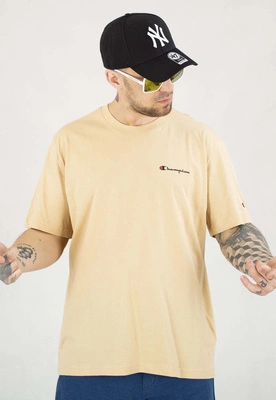 T-shirt Champion 220264 beżowy