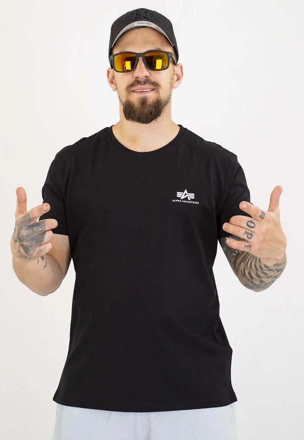 T-shirt Alpha Industries Back Print 128507 czarny