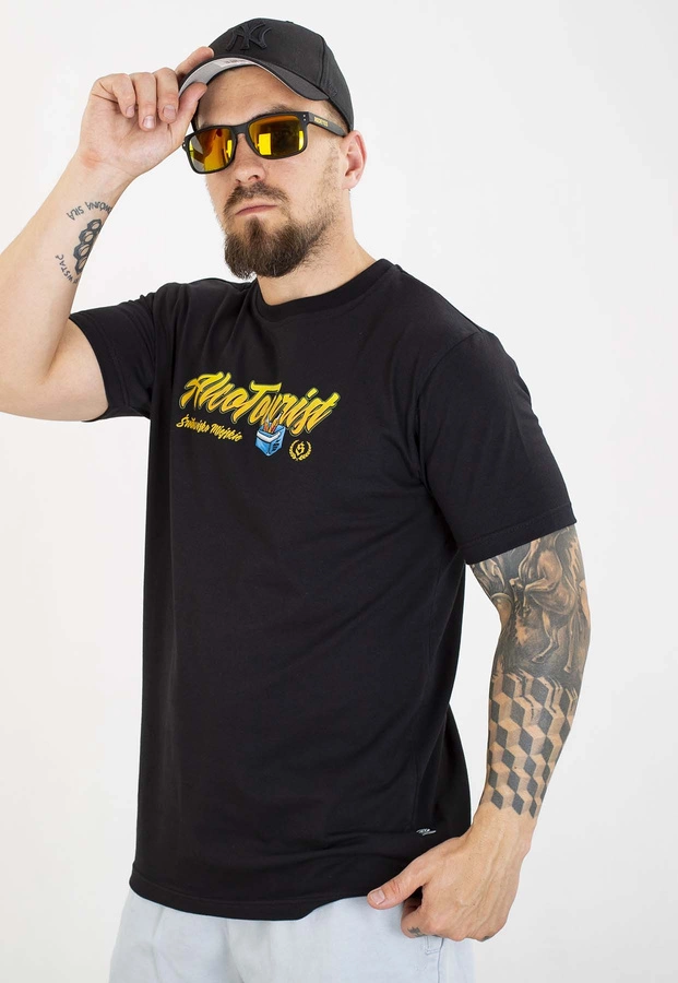 T-shirt Środowisko Miejskie Alcotourist czarny