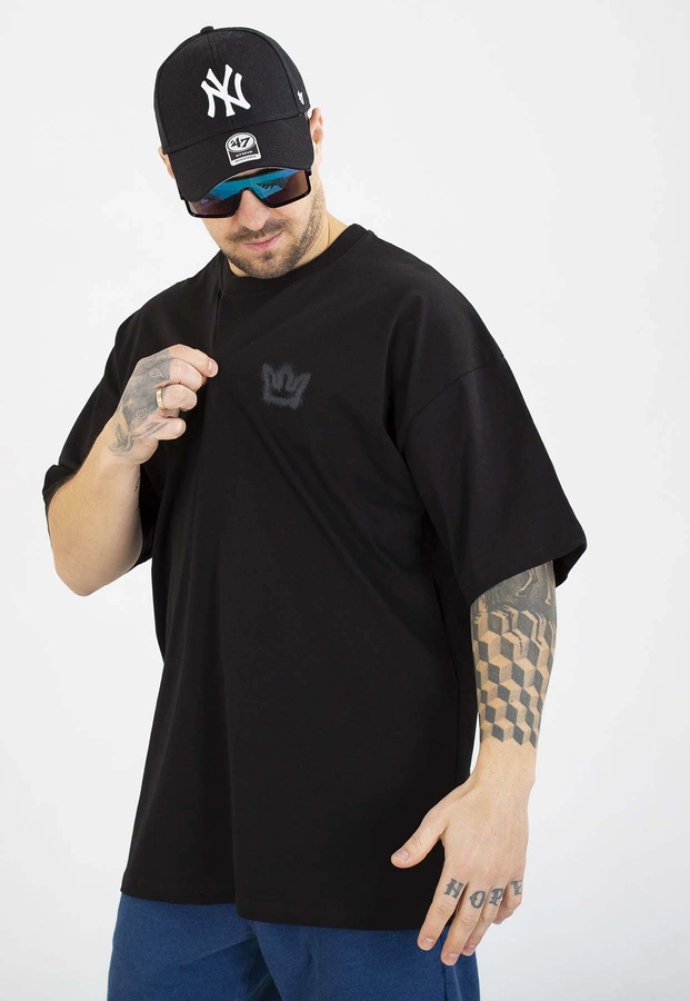 T-shirt Jigga Wear Baggy Black Spray czarny