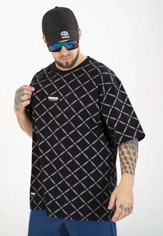 T-shirt Mass Monogram czarny