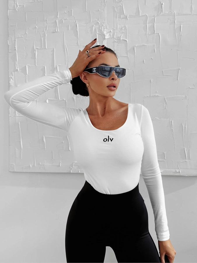 Longsleeve Olavoga Hazzy ecru