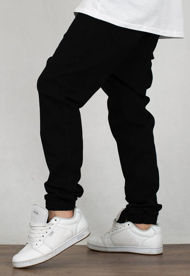Spodnie Moro Sport Joggery Mini Slant Tag Pocket black jeans