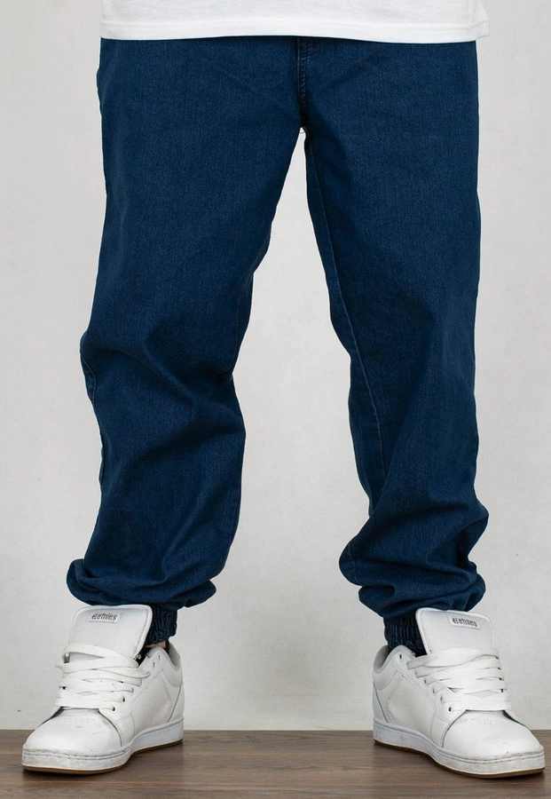 Spodnie Moro Sport Joggery Medium Baseball Leather jasne pranie jeans