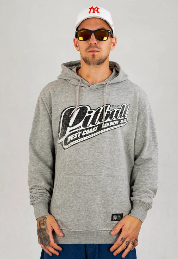 Bluza Pit Bull Red Brand szara