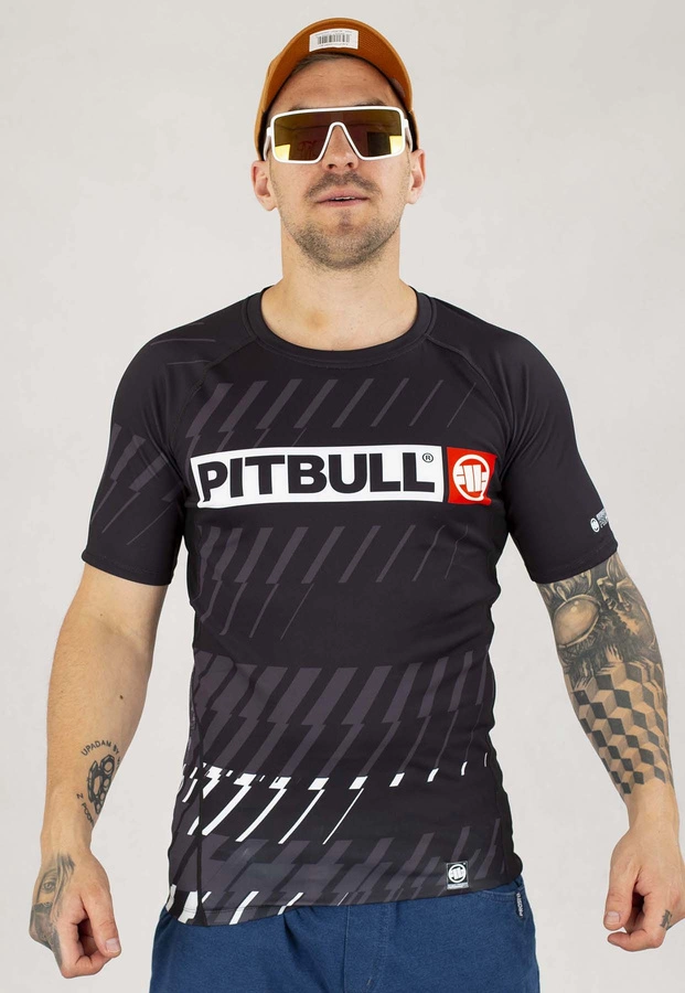 T-shirt Rash Guard Pit Bull Street Dog czarny