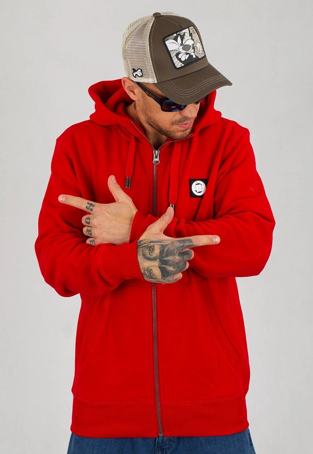 Bluza Pit Bull Zip Hilltop 2 czerwona
