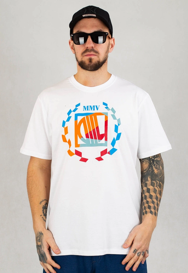 T-shirt Diil Laur Kolor biały