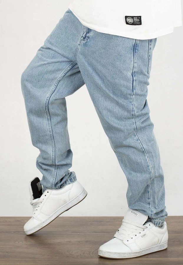 Spodnie Mass Tapered Fit Signature 2.0 light blue