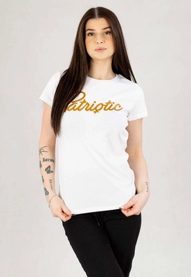 T-shirt Patriotic Liquid biały