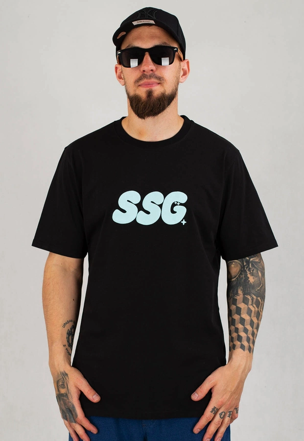 T-Shirt SSG Puff czarny