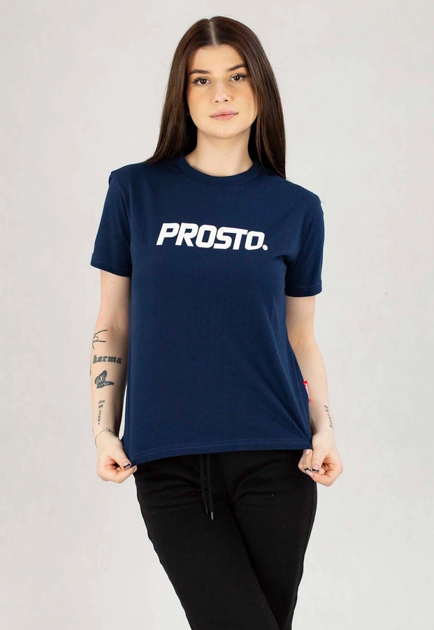 T-shirt Prosto Clazzy granatowy