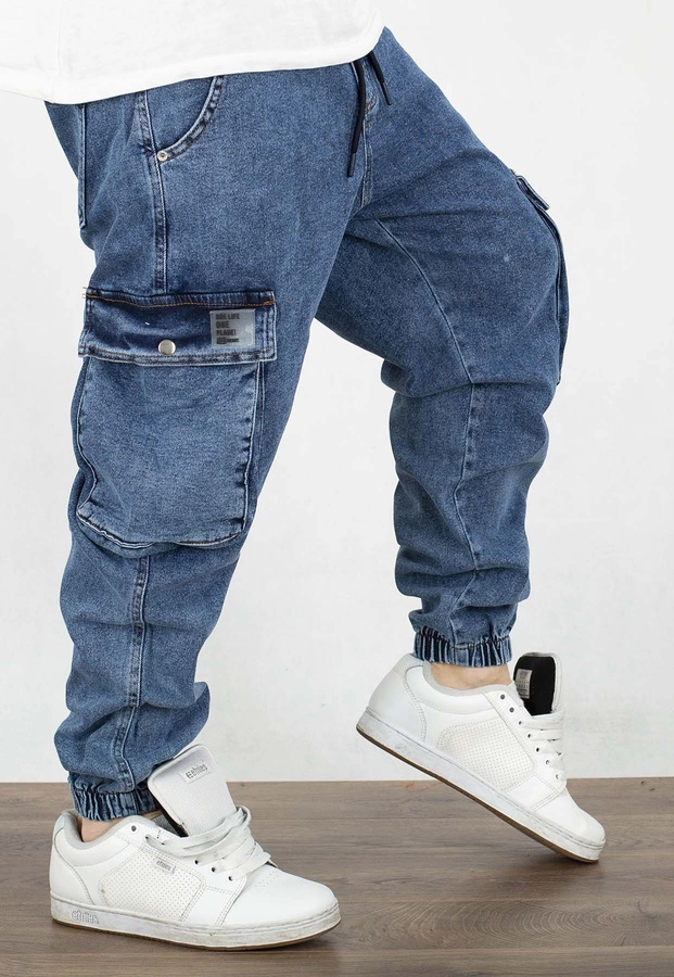 Spodnie I8 Denim BOY39 Joggery Cargo royal blue