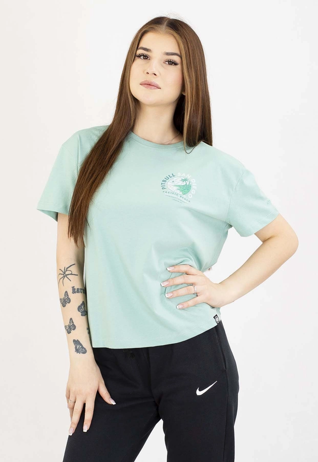 T-Shirt Pit Bull Oversize Planet Surf 170 light mint