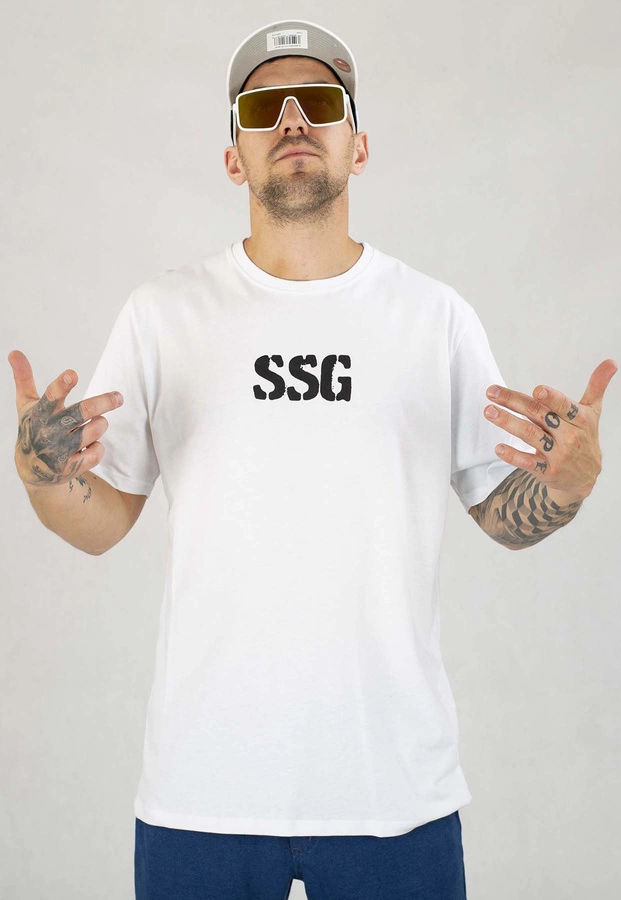 T-Shirt SSG Crumble SSG biały