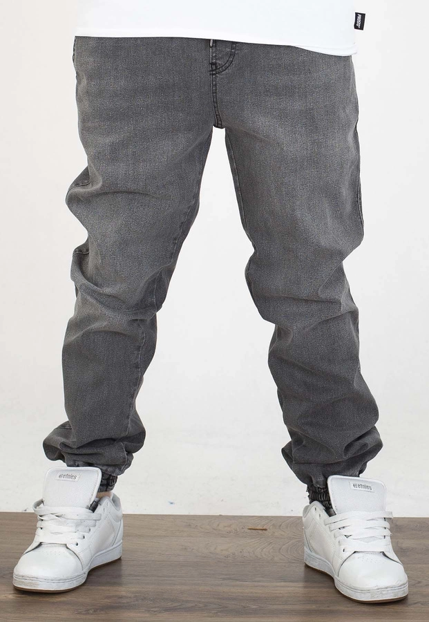 Spodnie Jigga Wear Crown Jogger Jeans grey