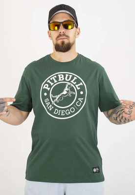 T-shirt Pit Bull San Diego Ca 170 bottle green