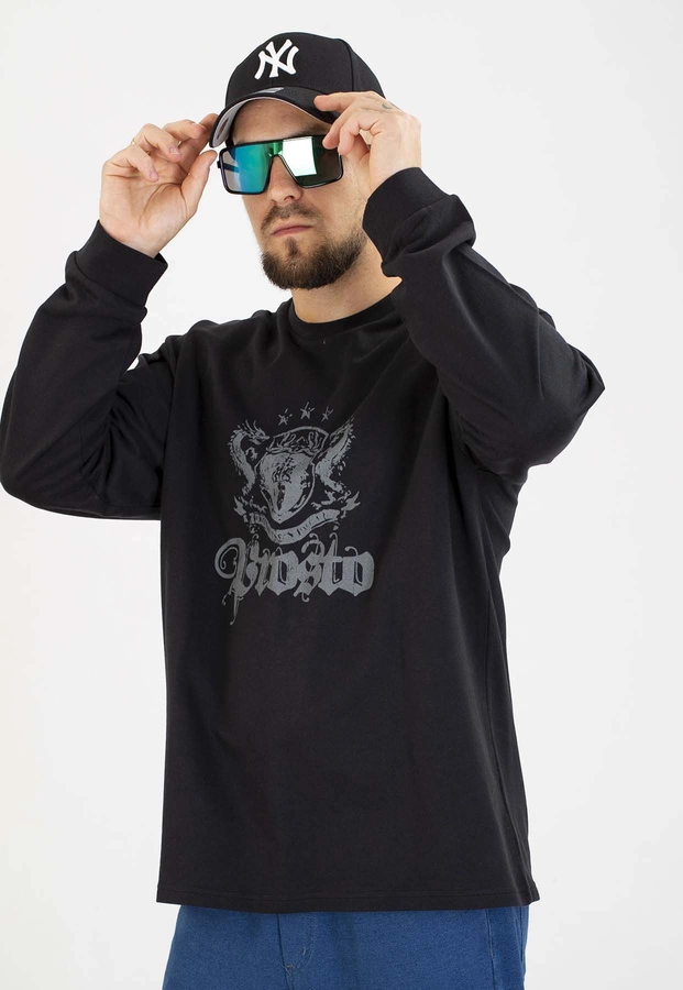 Longsleeve Prosto Crest czarny