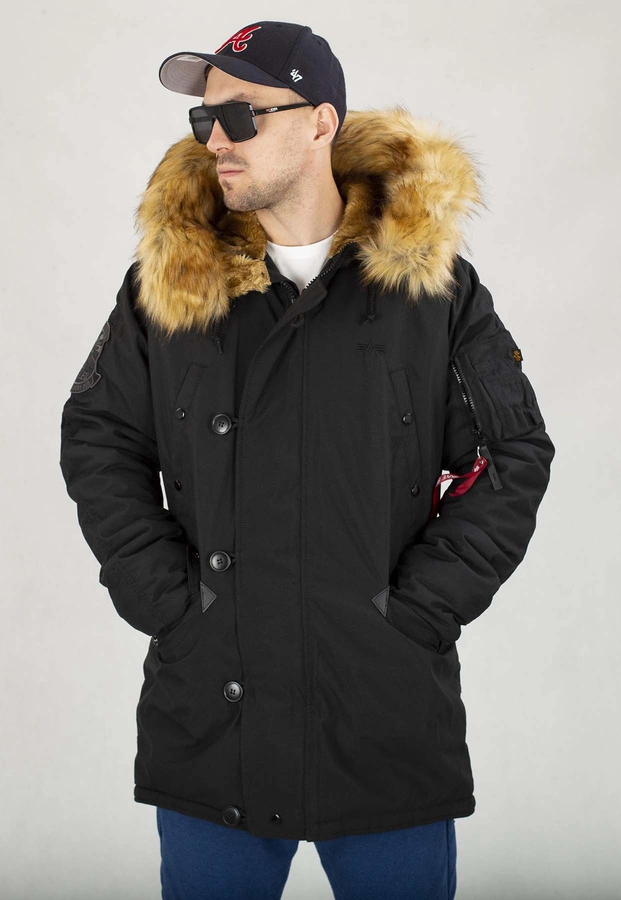 Kurtka Alpha Industries Zimowa Explorer 193128 czarna